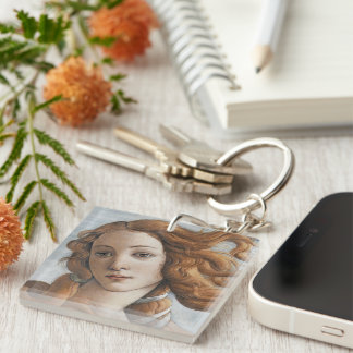 Geboorte van Venus detail door Sandro Botticelli Sleutelhanger