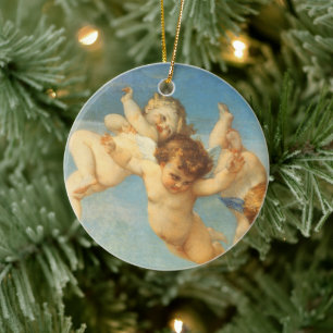 Geboorte van Venus, engelen detail door Alexandre  Keramisch Ornament