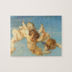 Geboorte van Venus, engelen detail door Alexandre  Legpuzzel