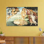 Geboorte van Venus schilderij Canvas Afdruk (Insitu (Woonkamer))
