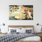 Geboorte van Venus schilderij Canvas Afdruk (Insitu (Slaapkamer))