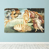 Geboorte van Venus schilderij Canvas Afdruk (Insitu (Houten vloer))