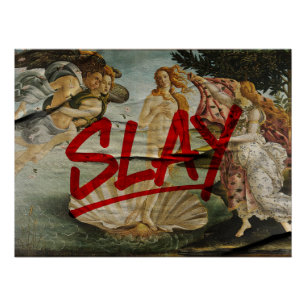 Geboorte van Venus × SLAY – Red Marker-editie Perfect Poster