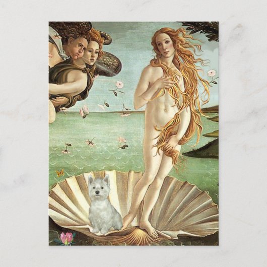 Geboorte van Venus - Westie (S) Briefkaart (Voorkant)