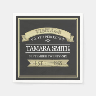  geboorte - verouderd tot perfecte moderne servet