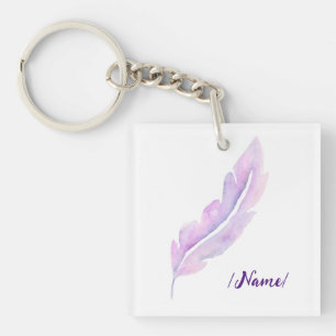 Geboorte Violet veer Vakantie cadeau Sleutelhanger