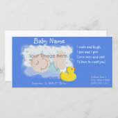 Geboorteaankondiging Aankondiging (Voorkant / Achterkant)