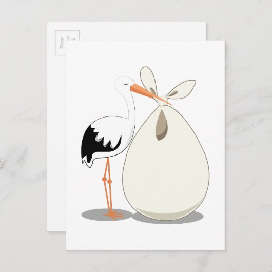 Geboorteaankondiging Aankondigingskaart (Voorkant / Achterkant)