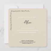 Geboorteaankondiging Alice Save The Date (Achterkant)