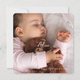 Geboorteaankondiging Alice Save The Date