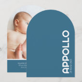 Geboorteaankondiging APPOLLO III Kaart (Voorkant / Achterkant)
