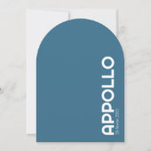 Geboorteaankondiging APPOLLO III Kaart (Voorkant)