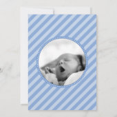 Geboorteaankondiging Bedankt Kaart Foto Sjabloon (Achterkant)