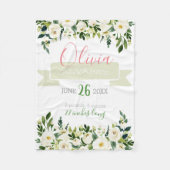 Geboorteaankondiging deken baby stat (Voorkant)