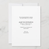 Geboorteaankondiging Foto Baby shower Bedankt (Achterkant)