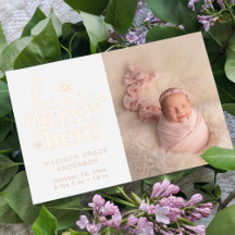 Geboorteaankondiging Foto Collage | Ik ben nieuw h