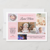 Geboorteaankondiging Fotokaart Sjabloon (Voorkant)