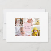 Geboorteaankondiging Fotokaart Sjabloon (Achterkant)