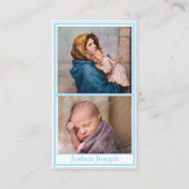 Geboorteaankondiging Gebed Kaart Contactkaartje (Voorkant)