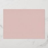 Geboorteaankondiging Hemelse engel folie kaart (Achterkant)