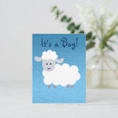 Geboorteaankondiging! Het is een jongen! Aankondiging (Staand voorkant)