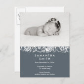 Geboorteaankondiging i Briefkaart (Voorkant / Achterkant)