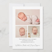 Geboorteaankondiging Kaart (Achterkant)