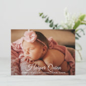 Geboorteaankondiging Kaart Newborn Aankondiging (Staand voorkant)