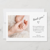 Geboorteaankondiging Kaart Newborn Aankondiging (Achterkant)