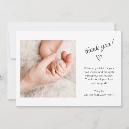 Geboorteaankondiging Kaart Newborn Aankondiging (Achterkant)