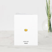 Geboorteaankondiging konijn foto Florals Aankondiging (Achterkant)