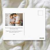 Geboorteaankondiging krant briefkaart