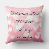 Geboorteaankondiging Kussen (Achterkant)