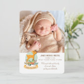 Geboorteaankondiging Little Deer Photo Aankondiging (Staand voorkant)