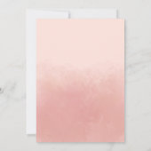 Geboorteaankondiging Ontmoet Baby Pink Blush Simpl Kaart (Achterkant)