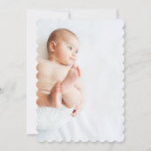 Geboorteaankondiging Poudreerpoeder - Héloise Kaart (Achterkant)