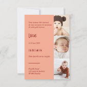 Geboorteaankondiging Riviera Visvangst en pruim Save The Date (Achterkant)