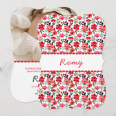 Geboorteaankondiging "Romy" Kaart (Voorkant / Achterkant)