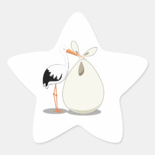 Geboorteaankondiging Ster Sticker