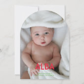 Geboorteaankondiging Thomas Kaart (Achterkant)