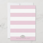 Geboorteaankondiging van PixDezines/DIY kleur stre Aankondiging (Achterkant)