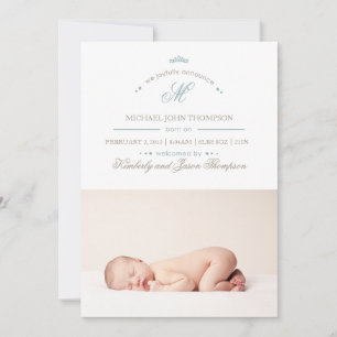 geboorteaankondiging vanuit de lucht aankondiging