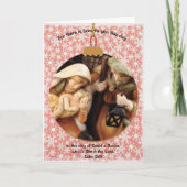  Geboortebijbel Verse Kerstvakantie Kunst Kaart (Voorkant)