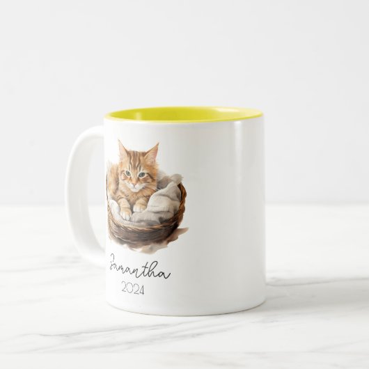 Geboortebloem Mok Cup (Voorkant links)