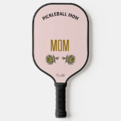 Geboortebloem Persoonlijke Pickleball Moeder Naam Paddle (Voorkant)