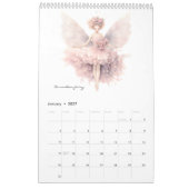 Geboortebloemen feeën kalender (Jan 2027)