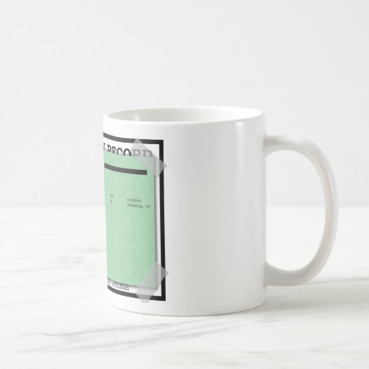 Geboortecertificaat Barack Obama Koffiemok (Rechts)