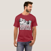 Geboortecertificaat vereist: Obama op Mt Rushmore? T-shirt (Voorkant volledig)