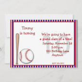 Geboortedag 10e Baseball Kaart (Voorkant)