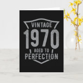  geboortedag 1970: perfect kaart (Gele Bloem)